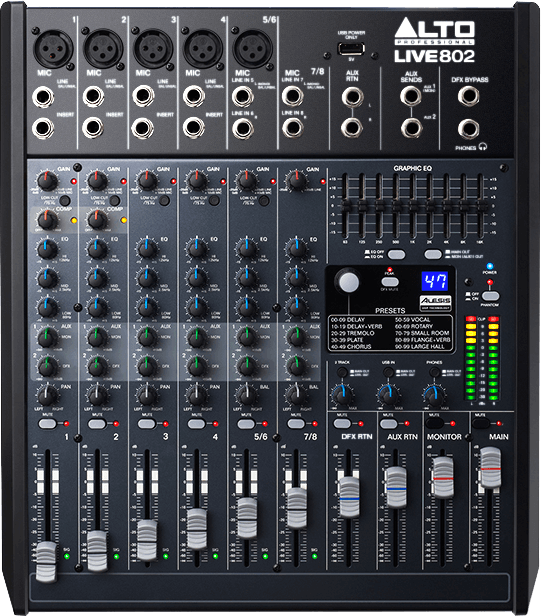 Table ALTO PROFESSIONAL - SLT LIVE802