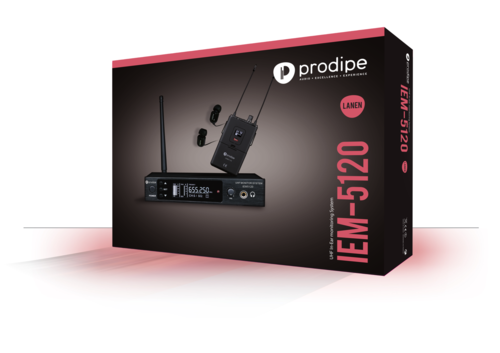 SYSTEME HF RETOUR IN-EAR INTRA-AURICULAIRE IEM5120 - PRODIPE