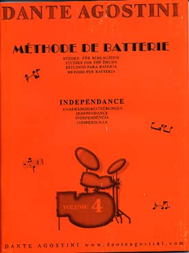 Méthode batterie - Agostini Méthode - Vol. 4 : indépendance