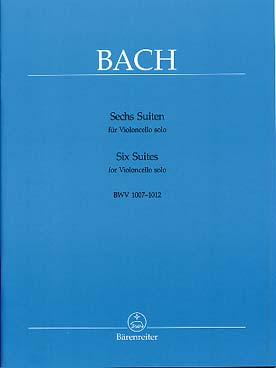 Auteur BACH JS (1685-1750) Sélection/ WENZINGER 6 Suites BWV 1007-1012