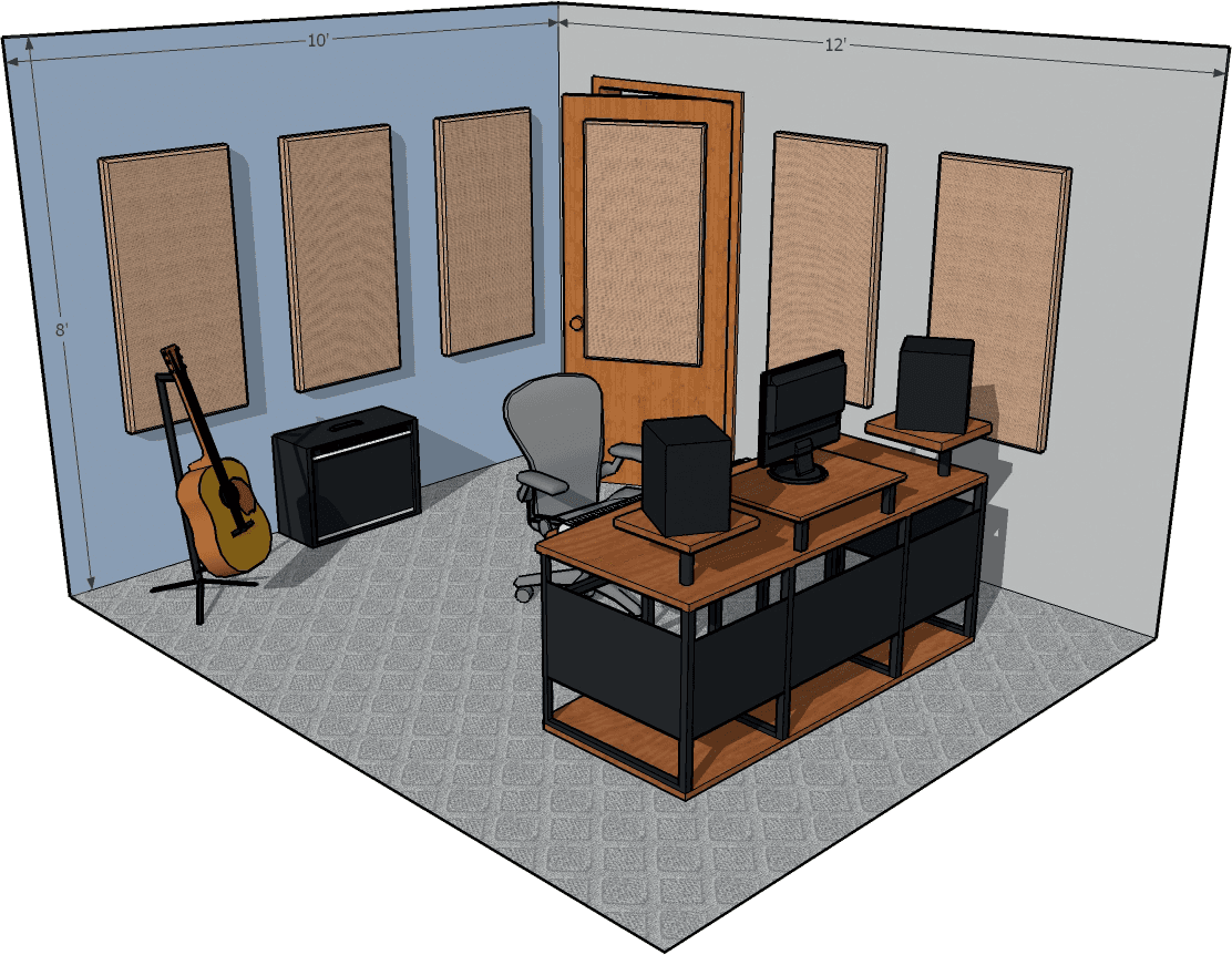 PRIMACOUSTIC - BBV2-24X48-N Broadband - 6 panneaux 2 biseau - noir