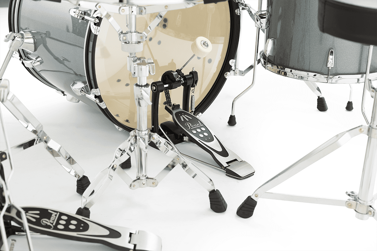 BATTERIE PEARL ROADSHOW 20 CHARCOAL METALLIC 2 CYMBALES