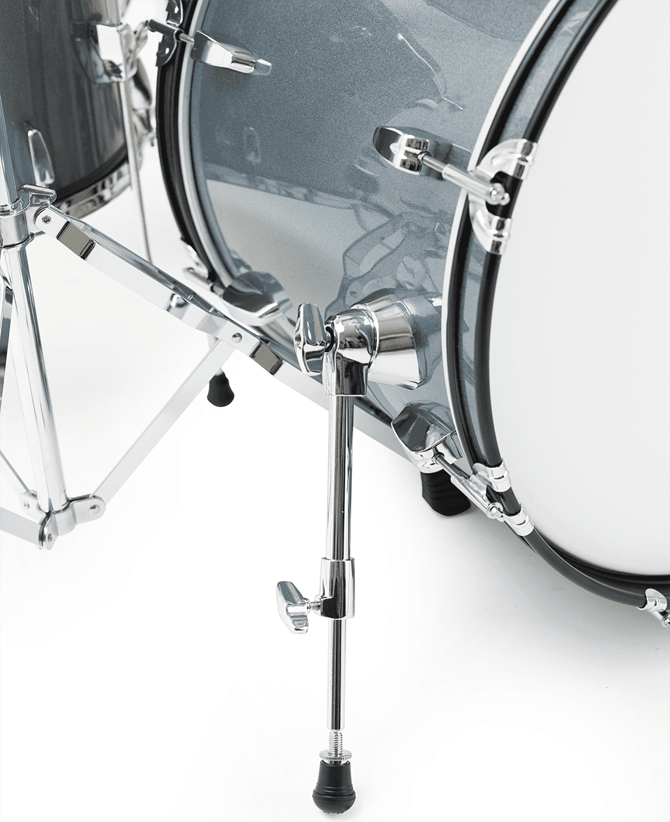 BATTERIE PEARL ROADSHOW 20 CHARCOAL METALLIC 2 CYMBALES