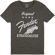 T SHIRT FENDER ORIGINAL STRAT T GREY M