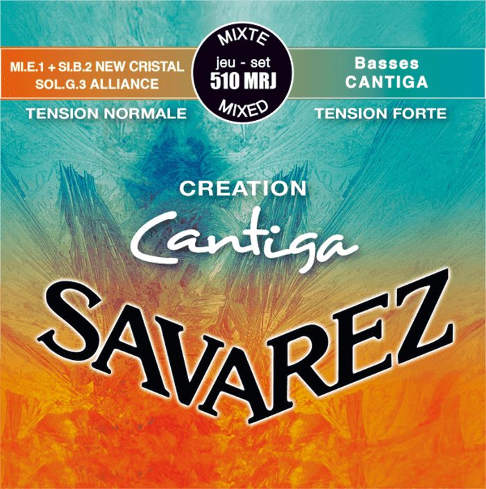 Cordes classiques Savarez Creation Cantiga Rouge/bleu tension mixte