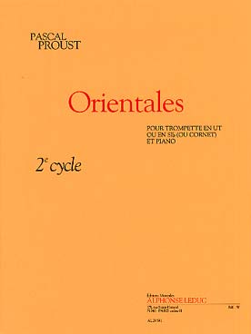 PARTITIONS PASCAL PROUST orientales