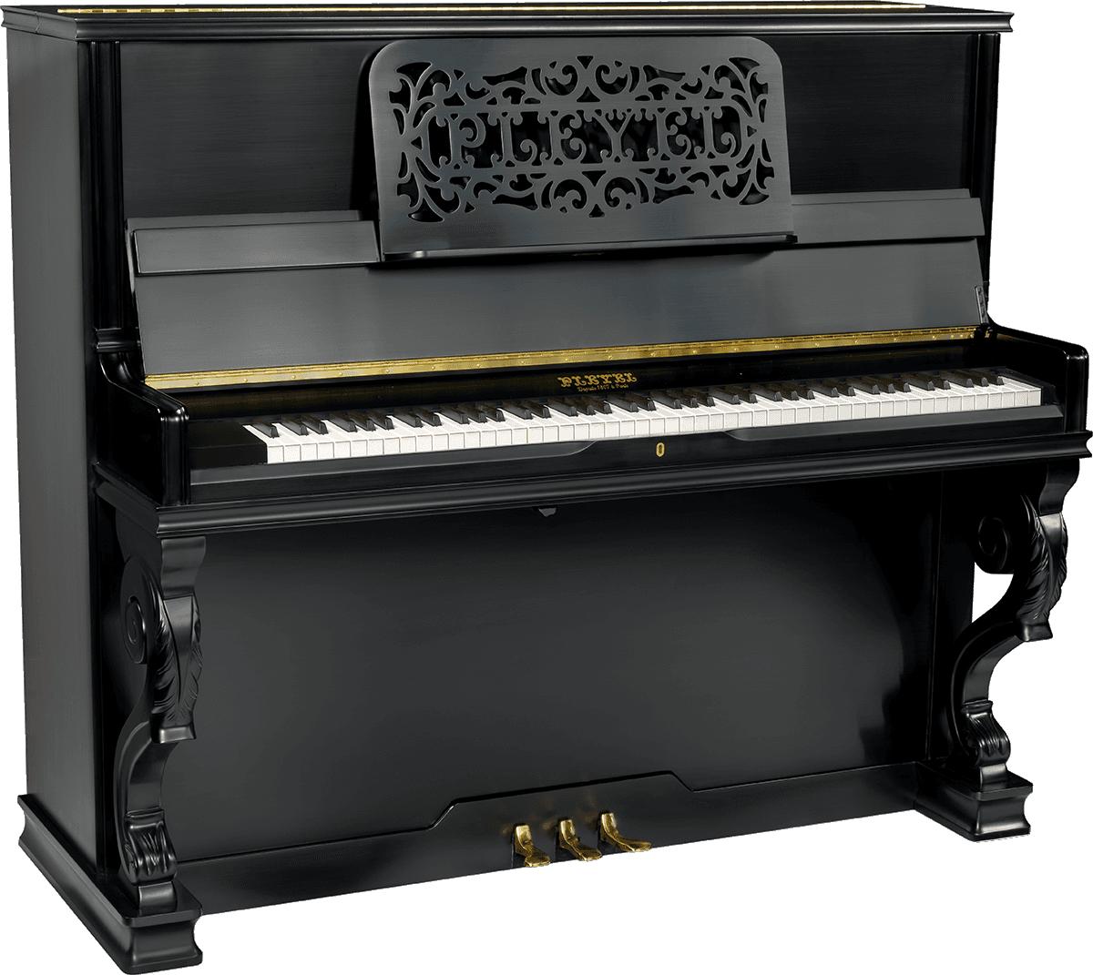 Piano droit PLEYELP131-BLKS