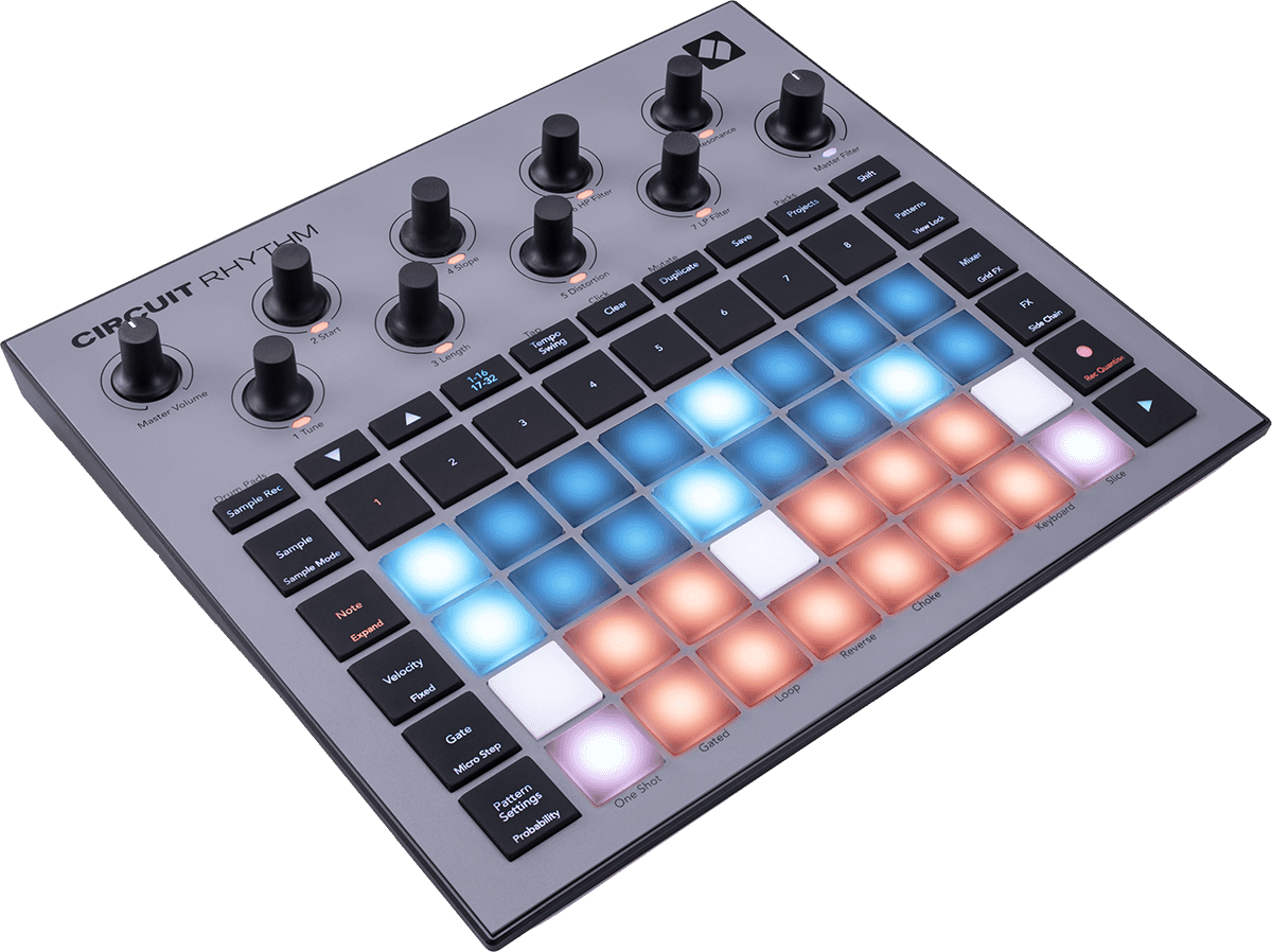 NOVATION - CIRCUIT Rhythm - Boîte à rythme à matrice RGB