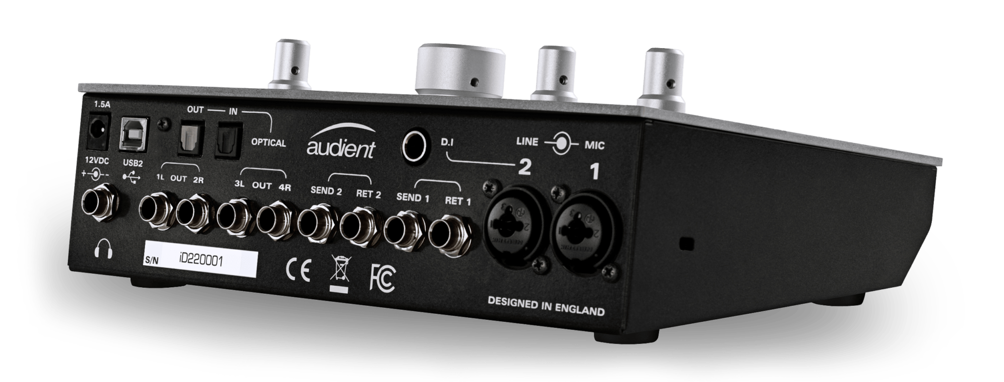 Audient iD22 Interface audio USB 2/6 canaux et contrôleur d\'enceinte