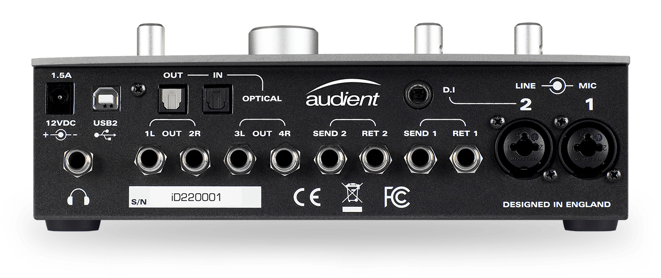 Audient iD22 Interface audio USB 2/6 canaux et contrôleur d\'enceinte