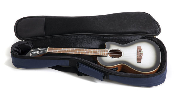 GEWA UKULELE TÉNOR ÉLECTRO-ACOUSTIQUE MANOA ROADIE Silver Shadow