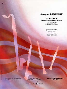 PARTITIONS LANCELOT 21 etudes( suite aux 20 etudes faciles)