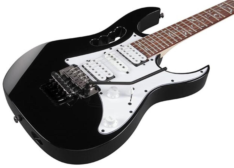 Guitare IBANEZ Steve Vai JEMJR BK - black