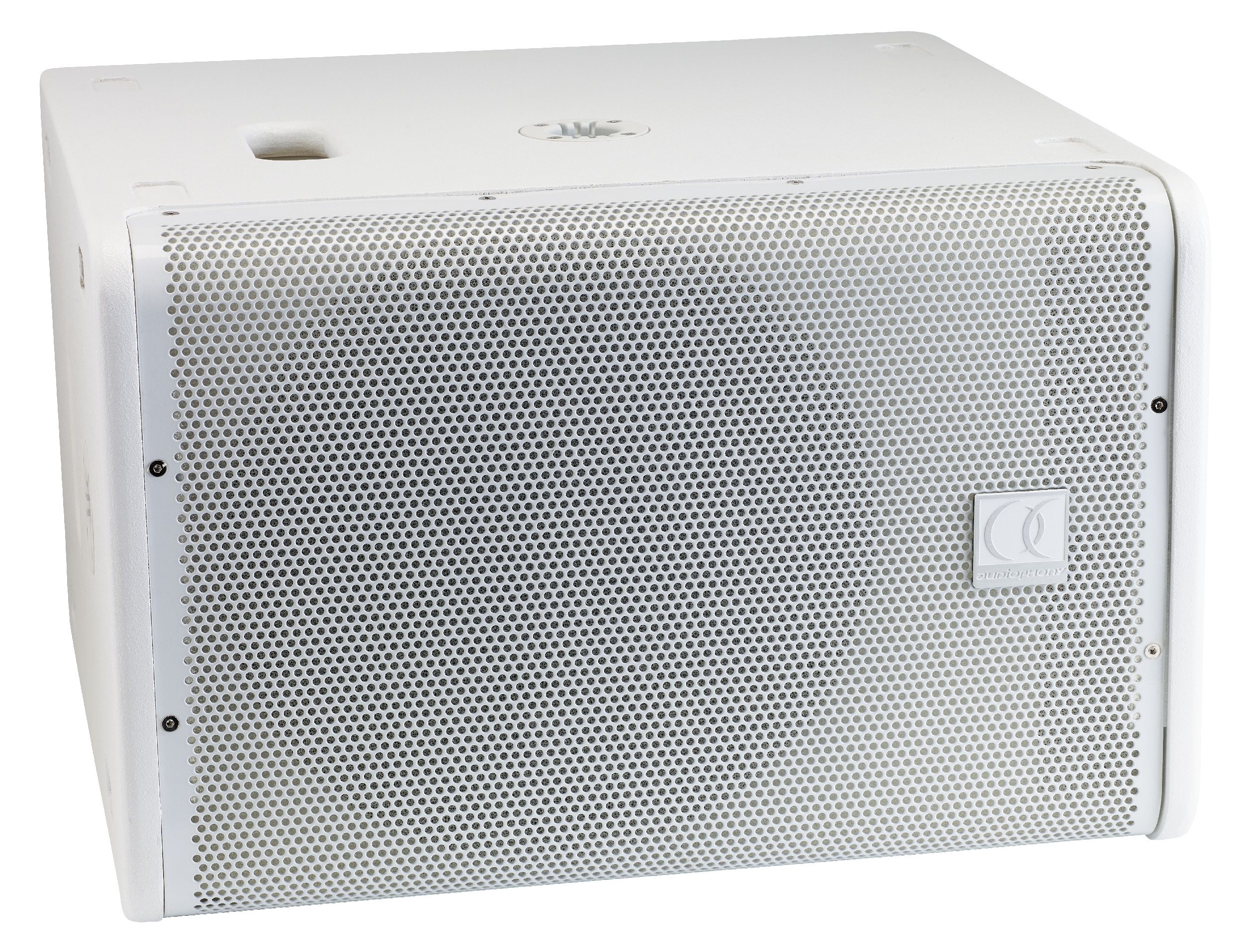 Audiophony - iLINEsub12Aw - Caisson 12 pouces actif 700W + 700W avec DSP intégré - Blanc