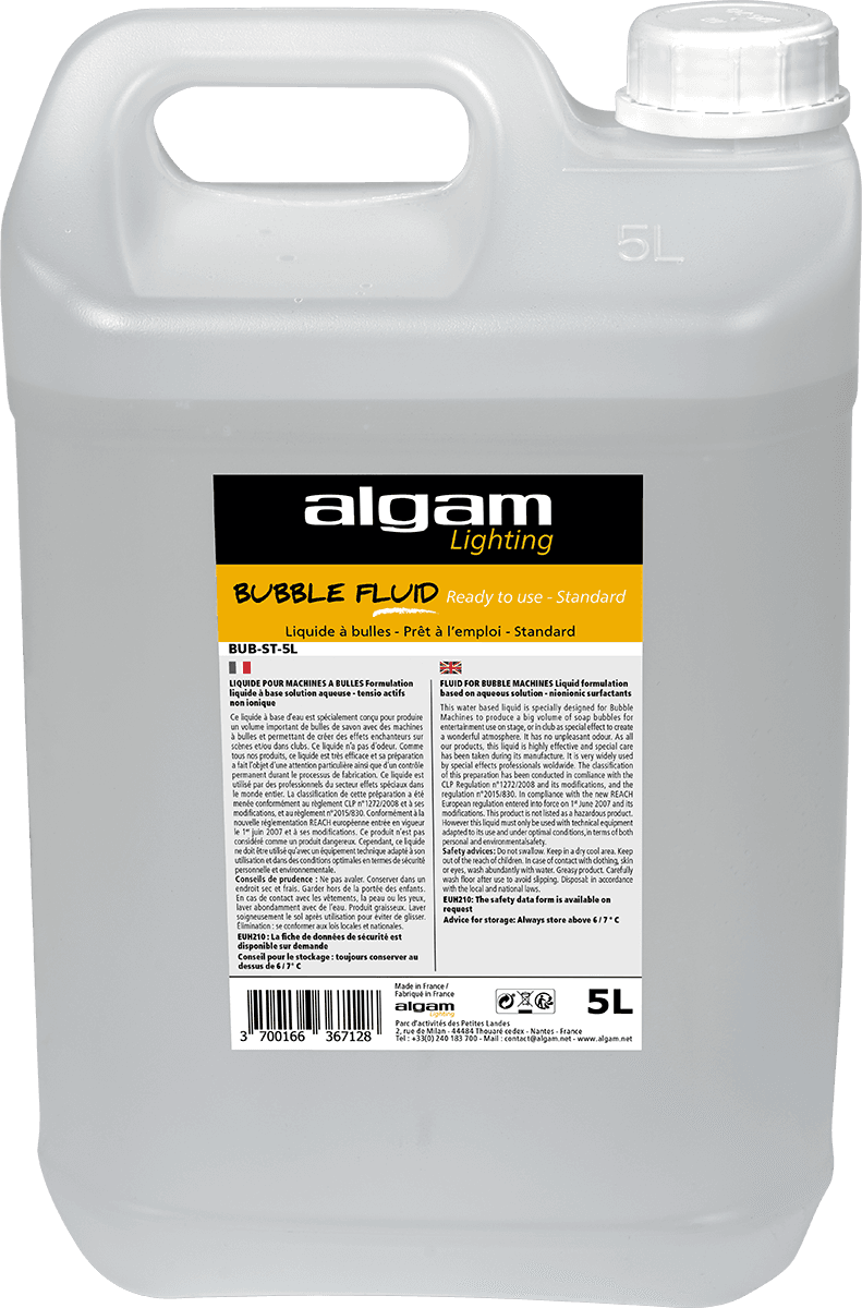 Liquide Bulles Algam Lighting BUB-ST-5L Standard - 5 litres