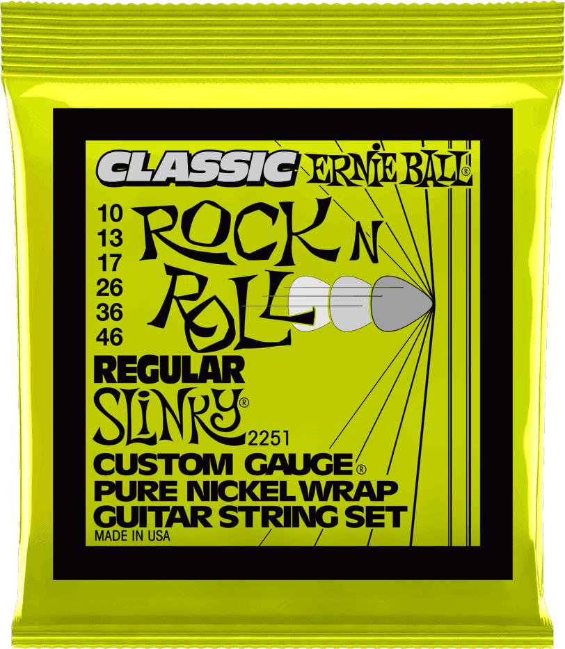 CORDE ERNIE BALL CLASSIC PURE NICKEL REGULAR SLINKY