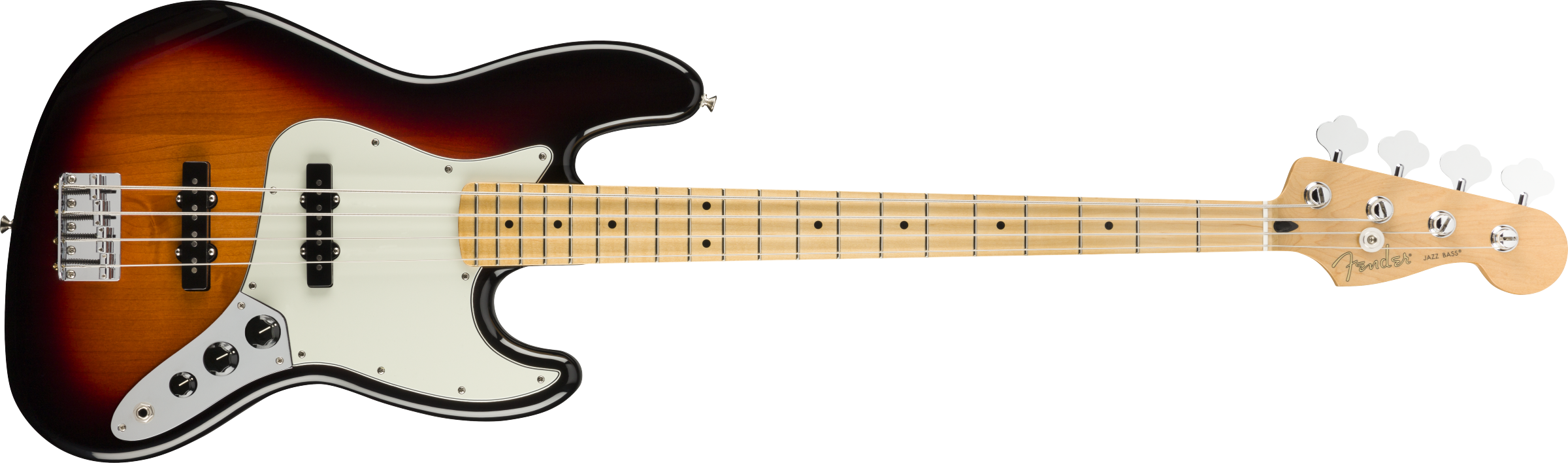Fender Player Jazz Bass®, Maple Fingerboard, 3-Color Sunburst