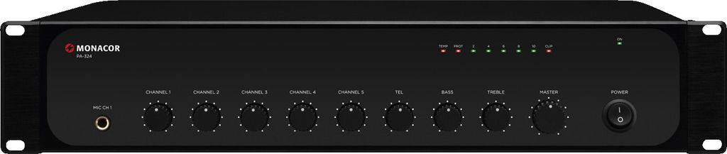 Monacor - AMPLIFICATEUR PA, 340 W, 100 V, 4-8-16 OHMS, MIXEUR