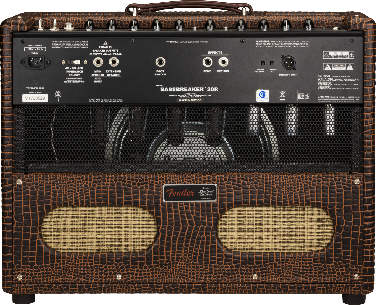 FENDER 2020 LIMITED EDITION BASSBREAKER™ 30R, CELESTION® G12-65, ALLIGATOR WHEAT Ampli combo guitare