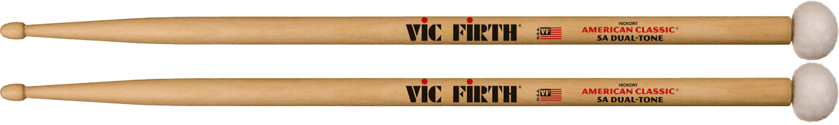 VIC FIRTH 5ADT Olive bois - 5A Dual-Tone