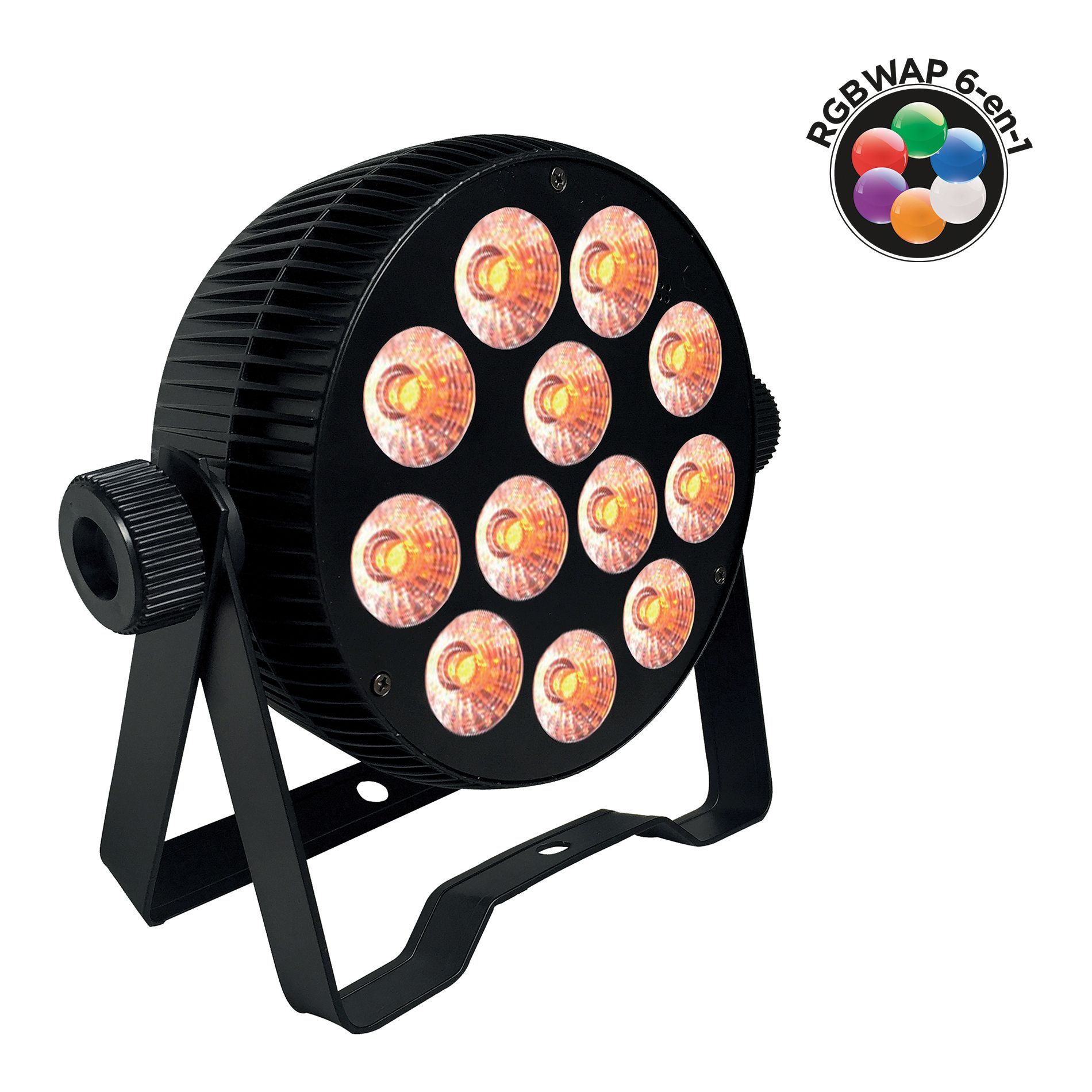PAR LED POWER SLIM 12X10W 6 EN 1 RGBWA
