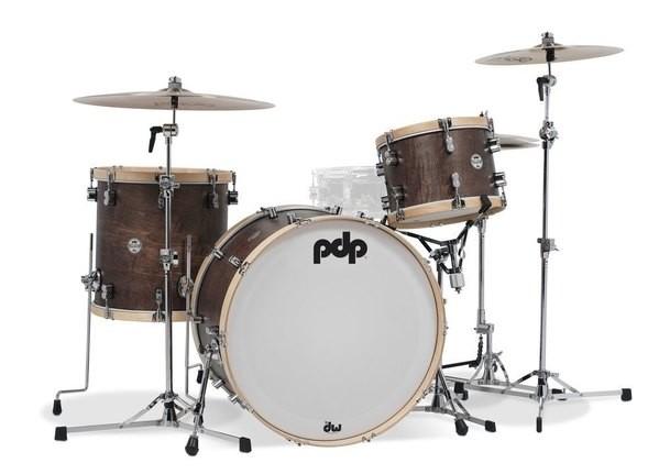 PDP by DW Shellset Concept Classic Wood Hoop Walnut/Nat. Hoop