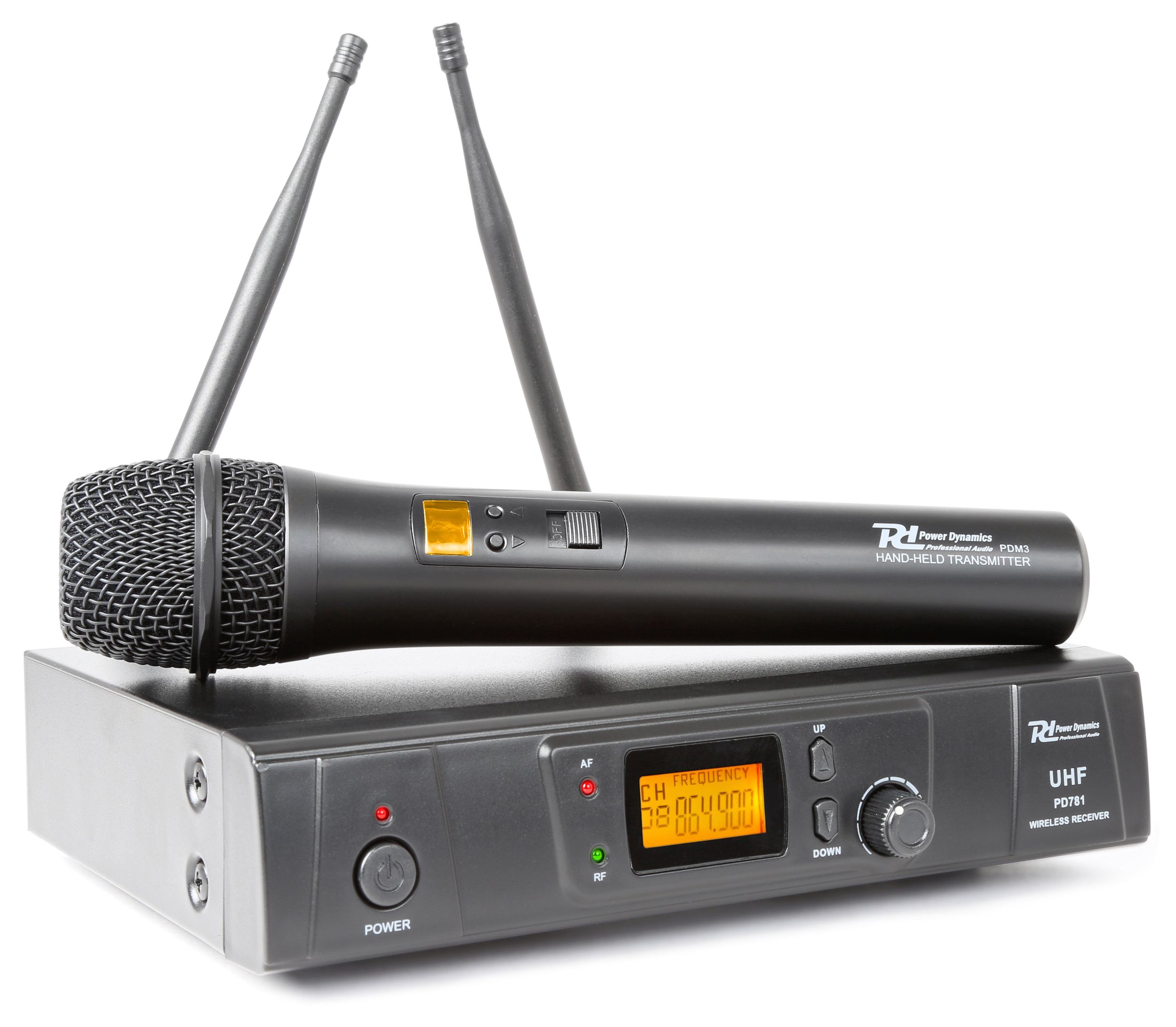 PD781 1x 8 Canaux UHF Système Sans Fil avec Microphone