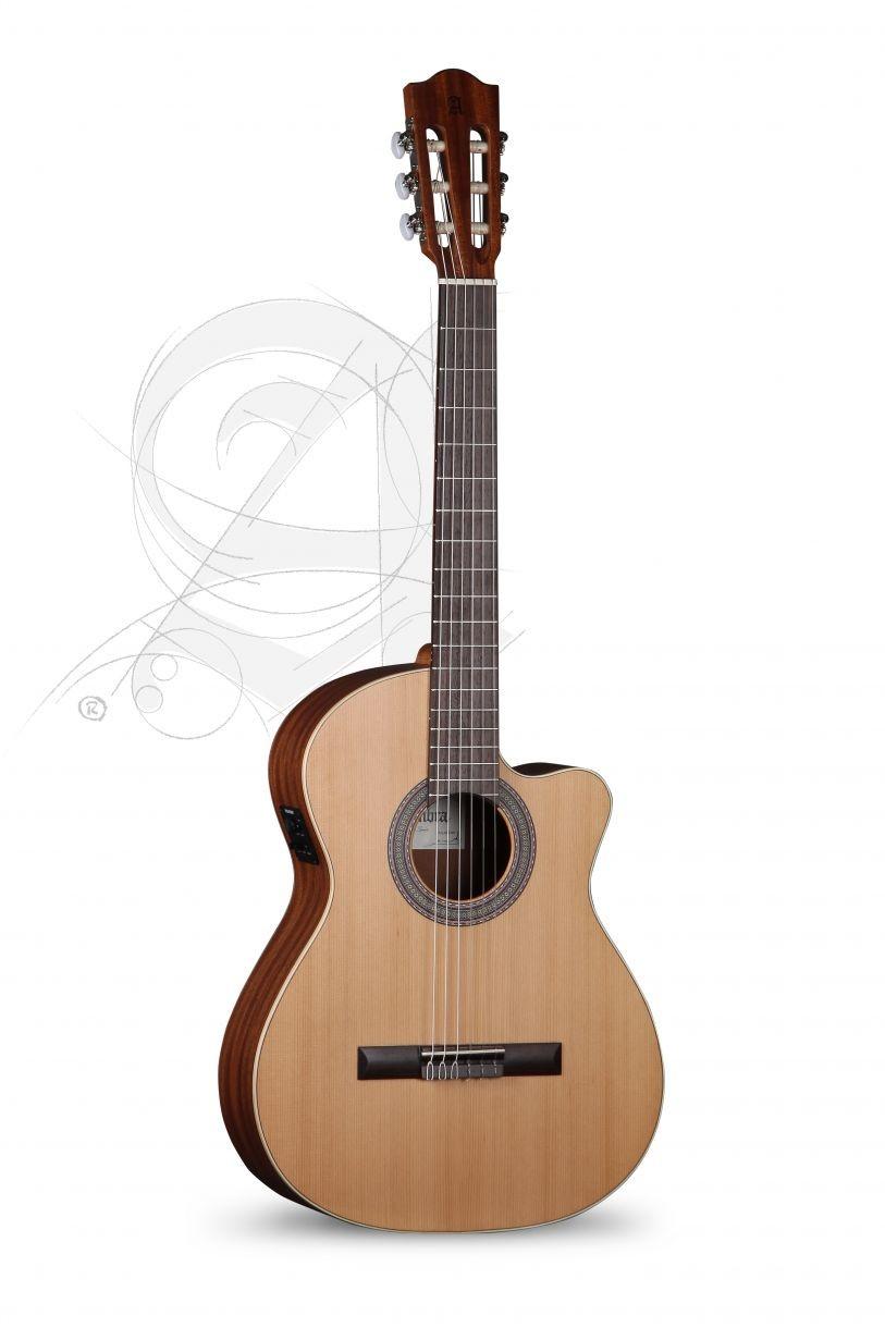 GUITARE CLASSIQUE ALHAMBRA Z NATURE CW EZ avec housse 9730