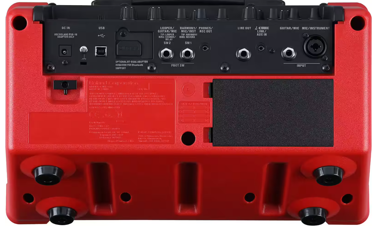 Ampli nomade Boss Cube Street II Red