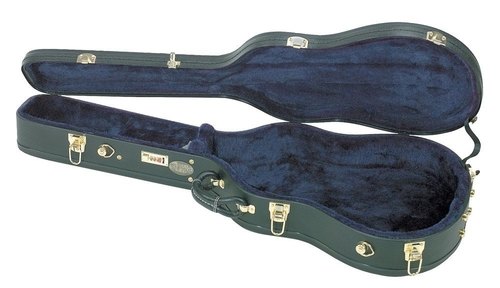 GEWA ETUI GUITARE CLASSIQUE PRESTIGE NOIR VELOURS BLEU