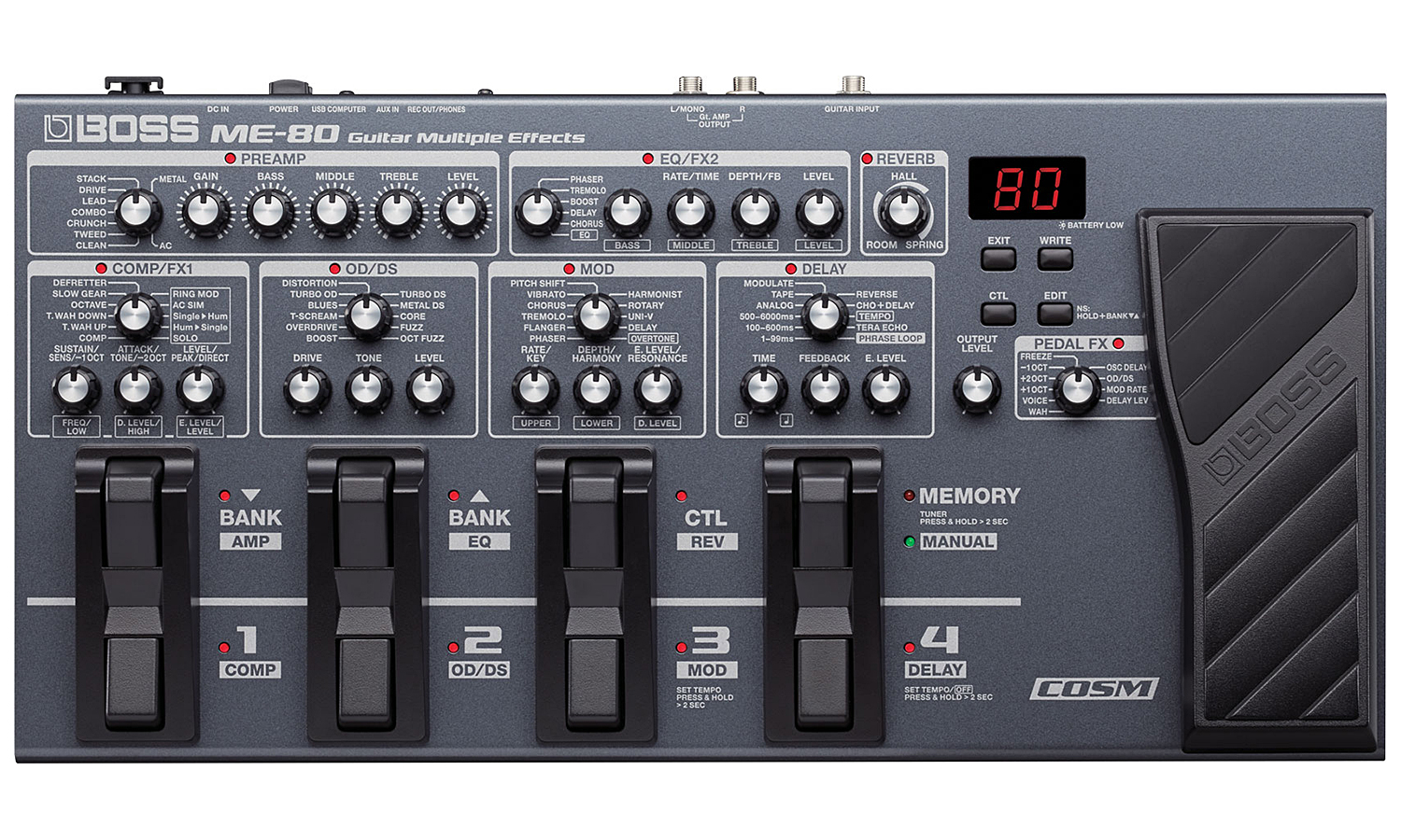 MULTI EFFETS BOSS ME-80