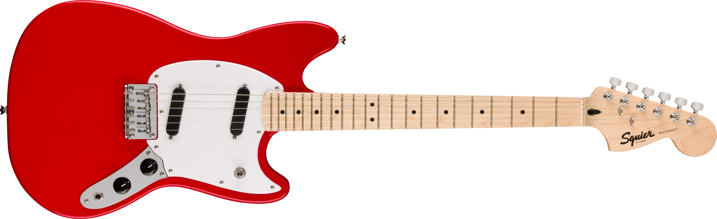 Guitare Squier Sonic Mustang micros simples Torino Red