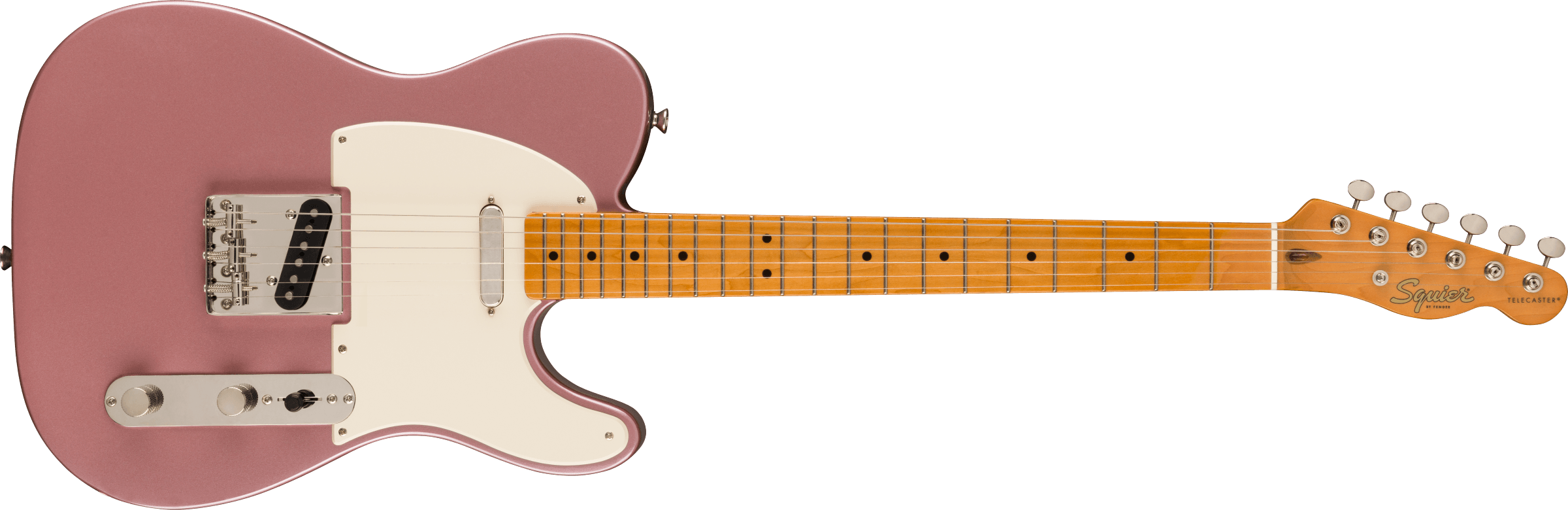 SQUIER Classic Vibe \'50s Telecaster®, Maple Fingerboard, Parchment Pickguard, Burgundy Mist