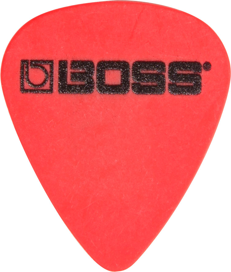 Pack 12 Médiators BOSS - Red Deltex pick .50mm thin