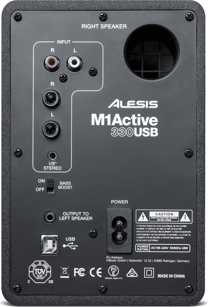 Alesis M1ACTIVE330USB 2 voies 2x10W - USB (paire)