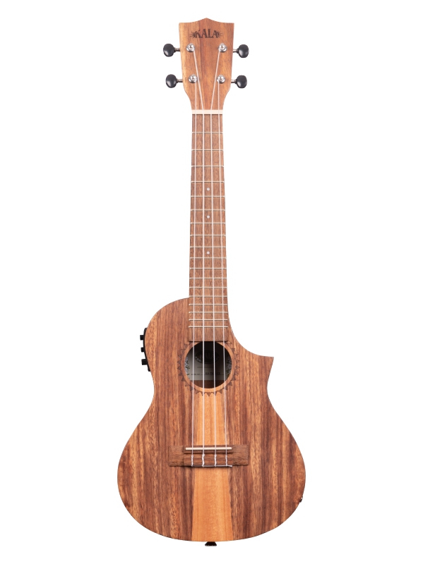 Teak Ukulele Kala Tri-Top, Concert Cutaway électro-acoustique