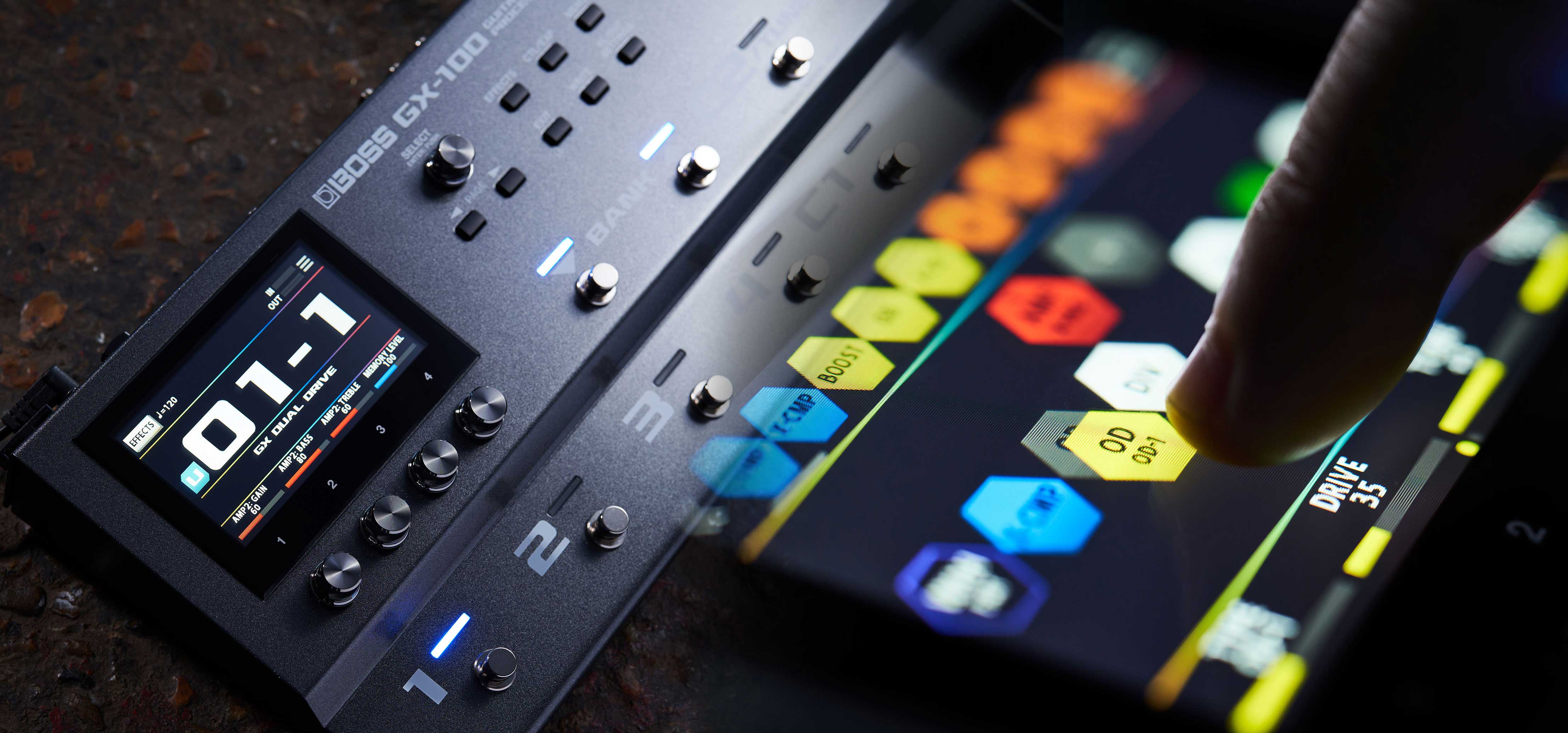 BOSS GX-100 - Multi effets processeur de guitare/basse