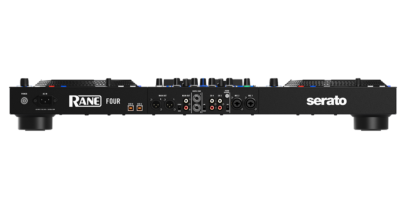 Contrôleur RANE DJ - FOUR 4 canaux, plateaux 8,5, stems Serato, 16 pads