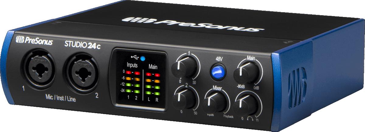 PreSonus - RPR STUDIO24-C 2x2 USB-C 24 bits / 192 kHz