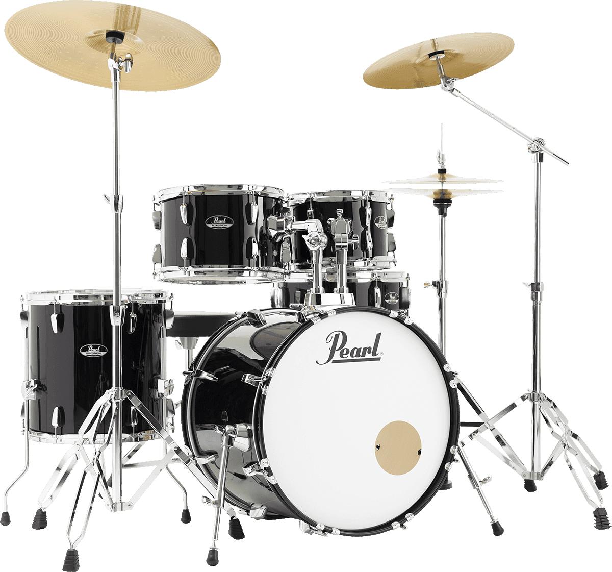 PEARL - Road Show RSS505BCC-31 Fusion 20 5 fûts - Jet Black + B-50 + Pack Sabian Solar 3 cymbales