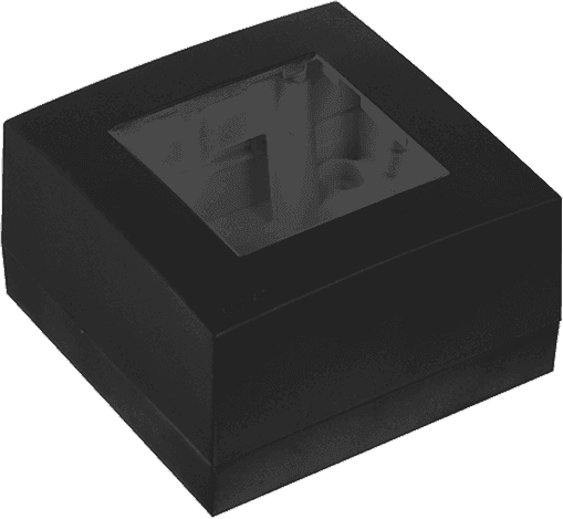 CADRE NOIR POUR 1 PLASTRON - AUDAC
