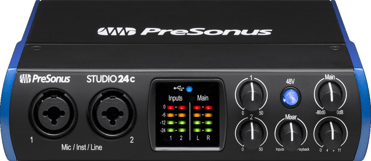 PreSonus - RPR STUDIO24-C 2x2 USB-C 24 bits / 192 kHz