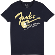 Fender® Original Telecaster® Men\'s Tee, Navy/Blonde, XL
