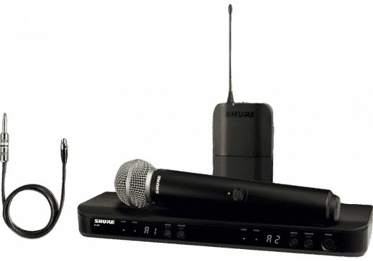 MICRO HF SHURE BLX1288-SM58-M17 MIXTE GUITARE/MAIN SM58