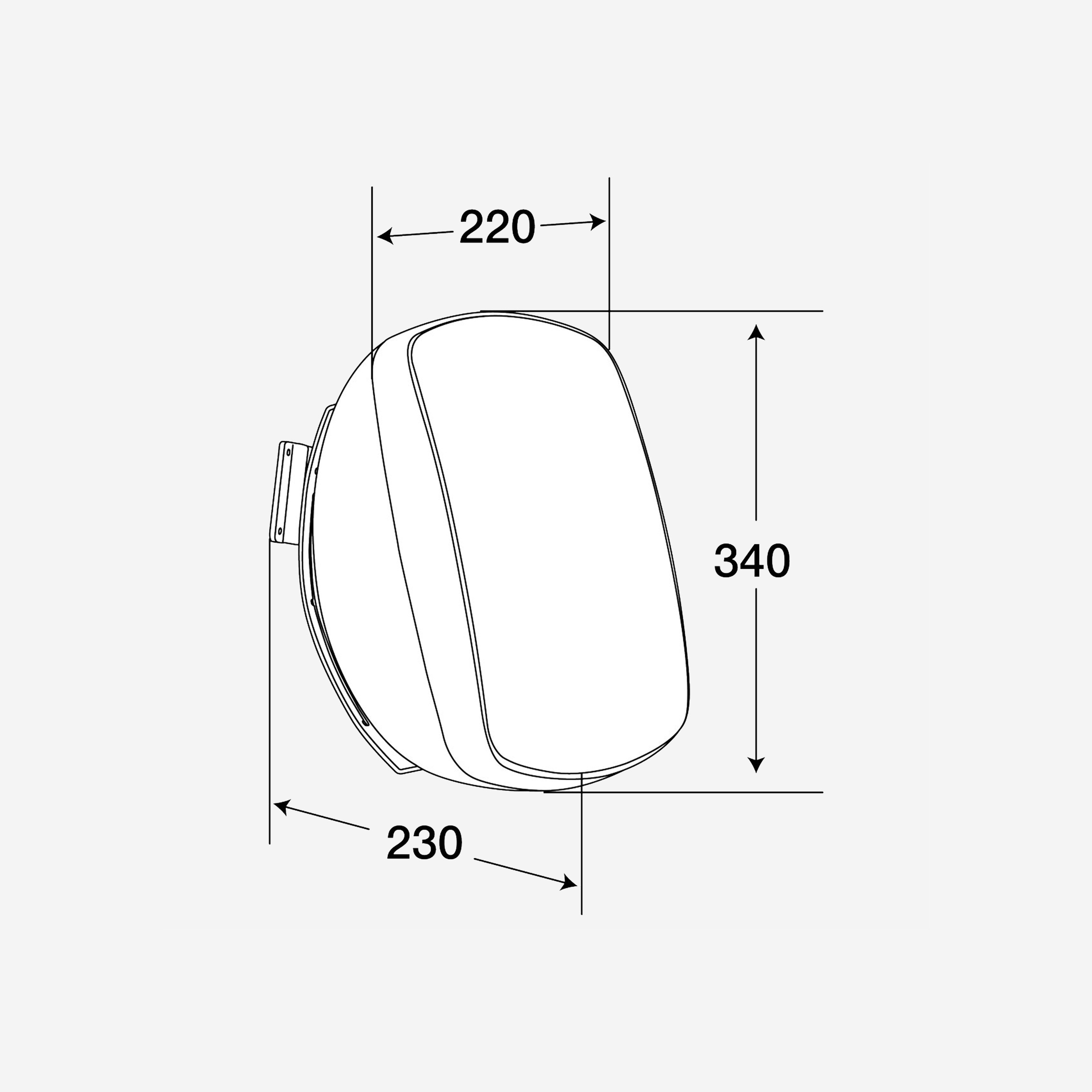 Enceinte AUDIOPHONY BORNEO660b