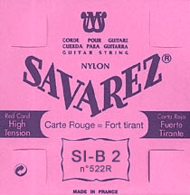 CORDE SAVAREZ SI-2 ROUGE NYLON