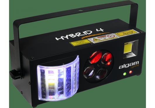 ALGAM LIGHTING - HYBRID4 Hybrid - Combo 4-en-1 derby, stroboscope, gobo, lasers