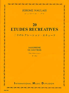 PARTITIONS JEROME NAULAIS 20 ETUDES RECREATIVES