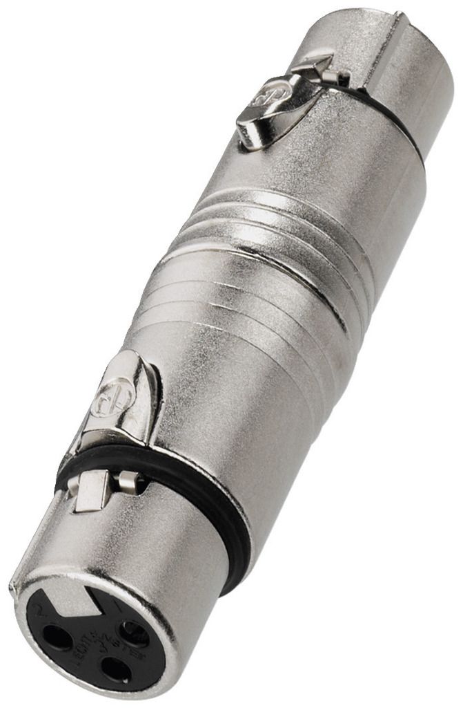ADAPTATEUR XLR 3 PÔLES FEMELLE / XLR 3 PÔLES FEMELLE - NEUTRIK