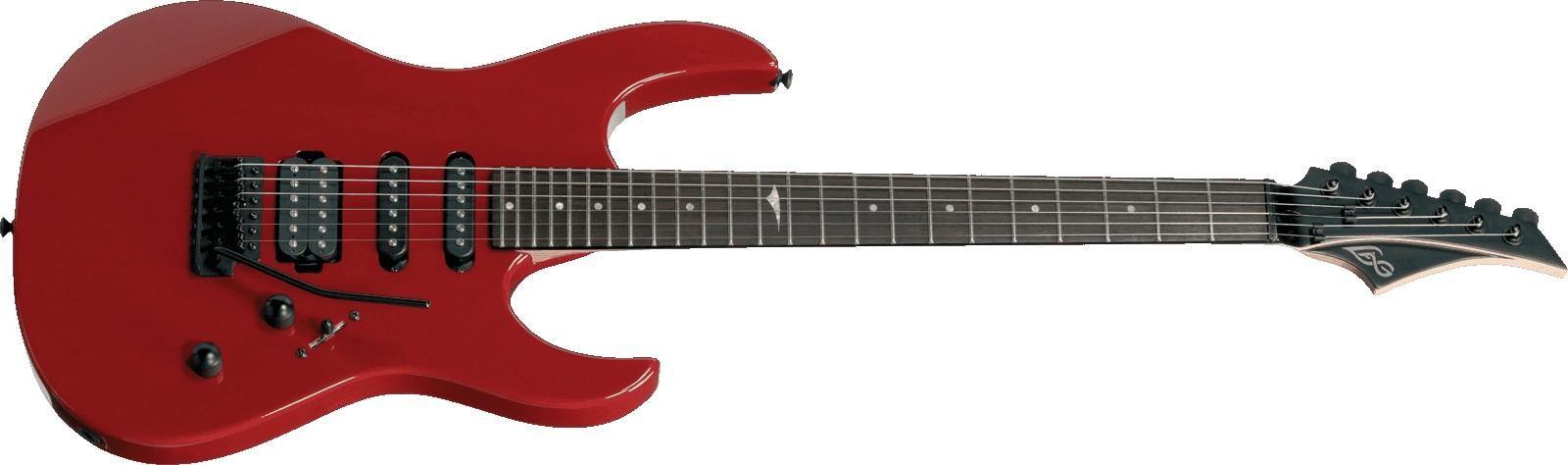 GUITARE ELECTRIQUE LAG Arkane 66 DARK RED